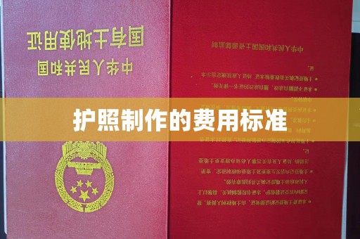 邢台护照制作的费用标准