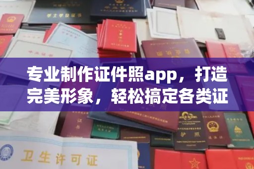 邢台专业制作证件照app，打造完美形象，轻松搞定各类证件照