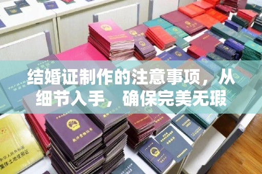 邢台结婚证制作的注意事项，从细节入手，确保完美无瑕