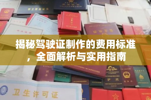 邢台揭秘驾驶证制作的费用标准，全面解析与实用指南