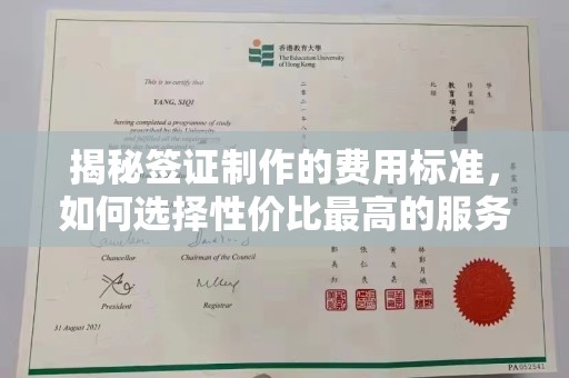 邢台揭秘签证制作的费用标准，如何选择性价比最高的服务？