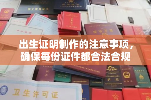 邢台出生证明制作的注意事项，确保每份证件都合法合规