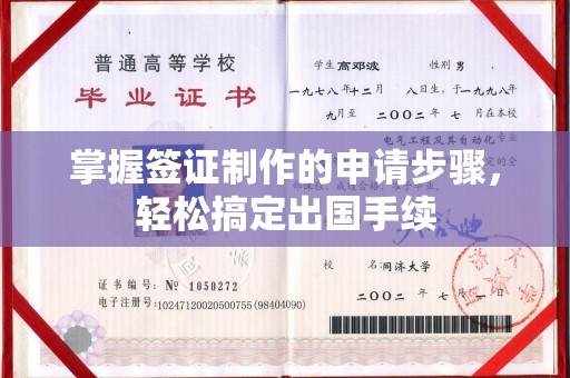 邢台掌握签证制作的申请步骤，轻松搞定出国手续