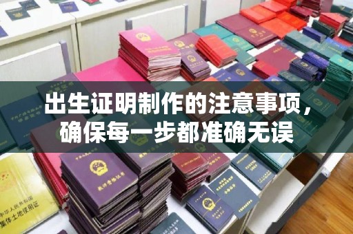 邢台出生证明制作的注意事项，确保每一步都准确无误