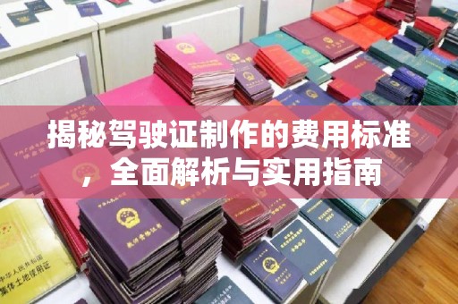 邢台揭秘驾驶证制作的费用标准，全面解析与实用指南