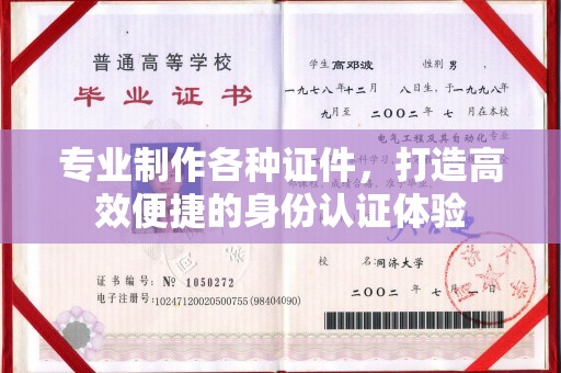 邢台专业制作各种证件，打造高效便捷的身份认证体验