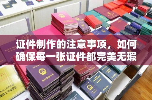 邢台证件制作的注意事项，如何确保每一张证件都完美无瑕？