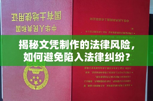 邢台揭秘文凭制作的法律风险，如何避免陷入法律纠纷？