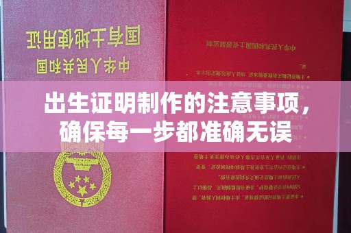 邢台出生证明制作的注意事项，确保每一步都准确无误