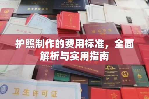 邢台护照制作的费用标准，全面解析与实用指南