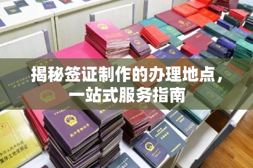 邢台揭秘签证制作的办理地点，一站式服务指南