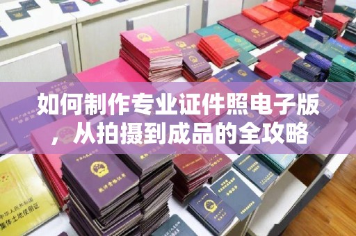 邢台如何制作专业证件照电子版，从拍摄到成品的全攻略